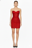 Strapless Corset Sequin Mini Dress