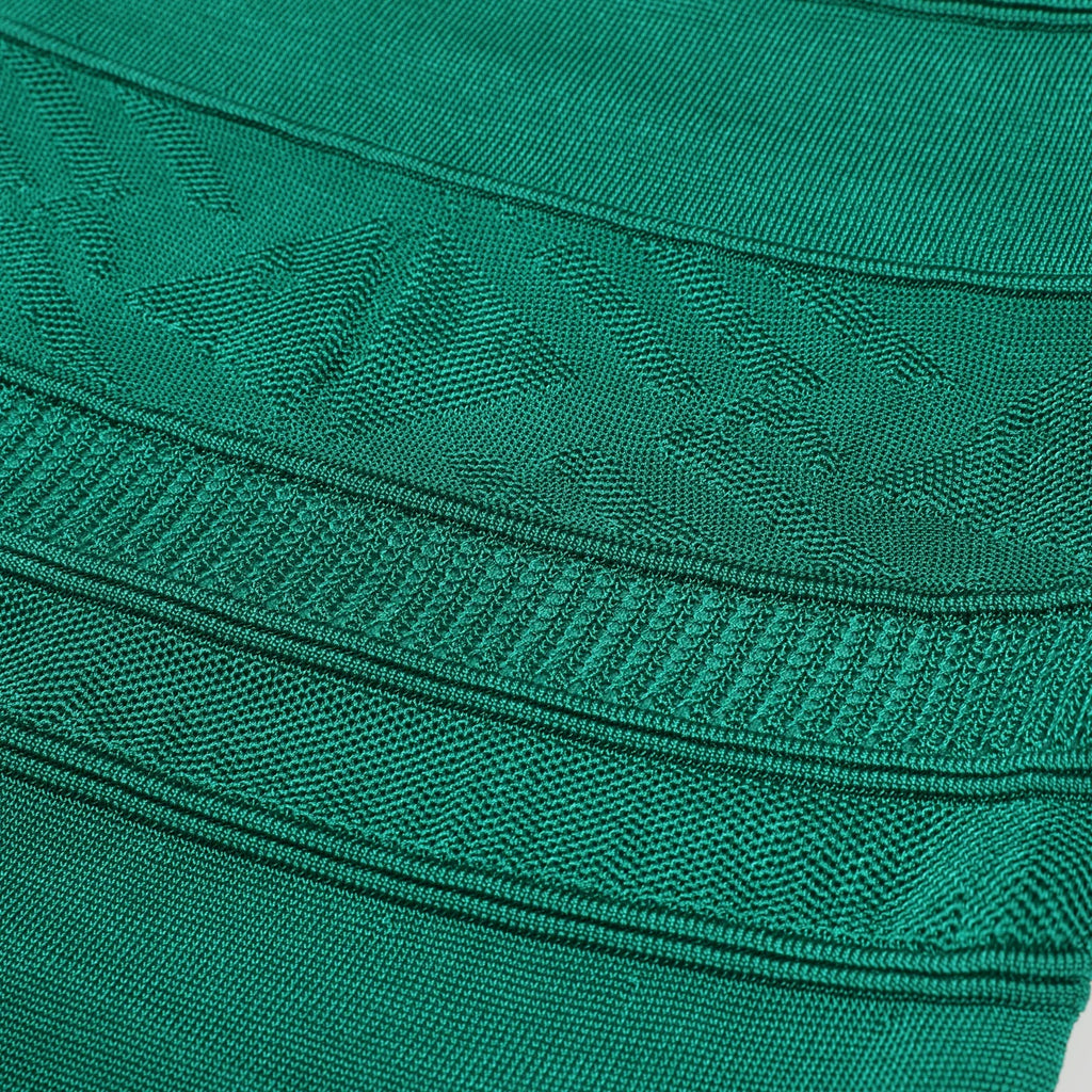 Emerald Sculpt Knit Two-Piece Set