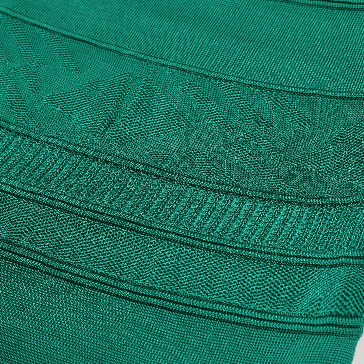 Emerald Sculpt Knit Two-Piece Set