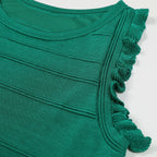Emerald Sculpt Knit Two-Piece Set