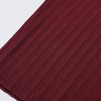 Peplum Button-Front Knit Top and Midi Skirt Set