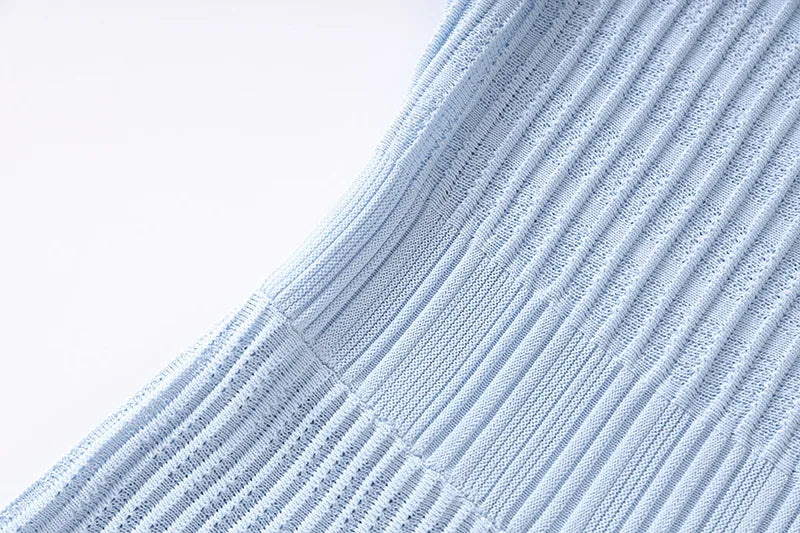 Sleeveless Ribbed Knit Maxi Dress