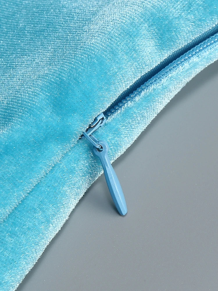 Halterneck Velvet Dress with Braided Fringe Hem