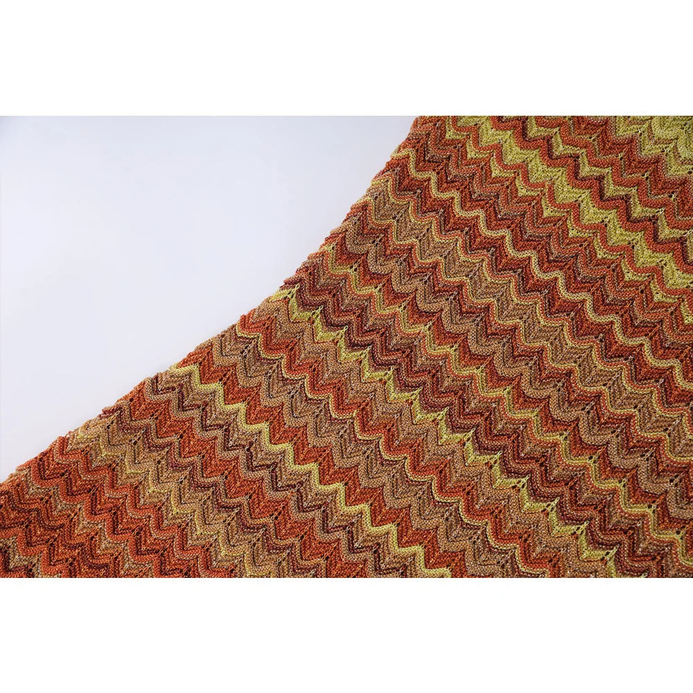 Ombre Knit Scoop Neck Maxi Dress