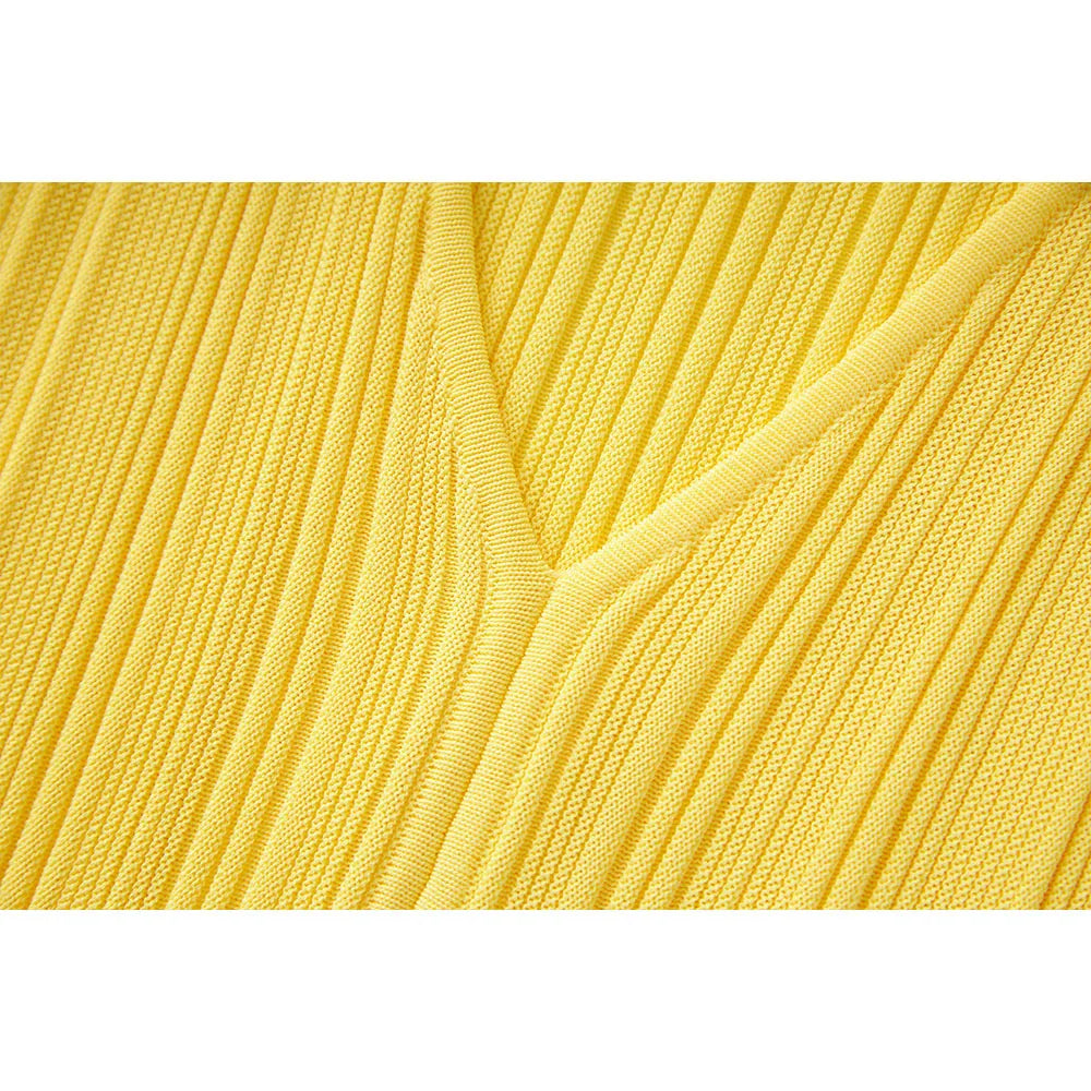 Sleeveless Ribbed Knit Maxi Dress