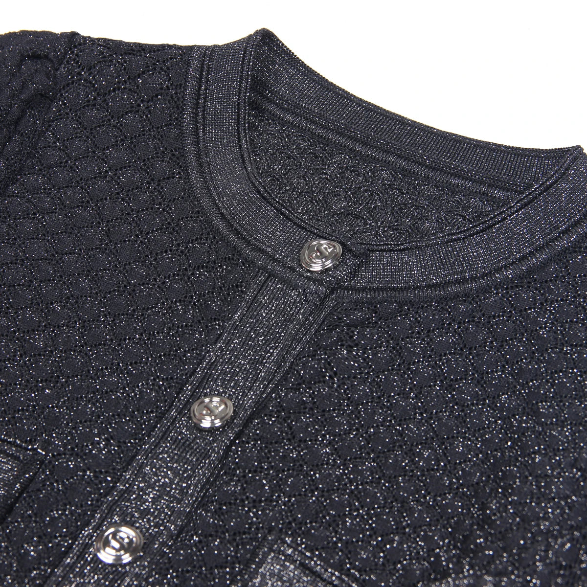 Textured Knit Cardigan Midi Dress