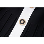 Elegant Square Neck Knit Skater Dress