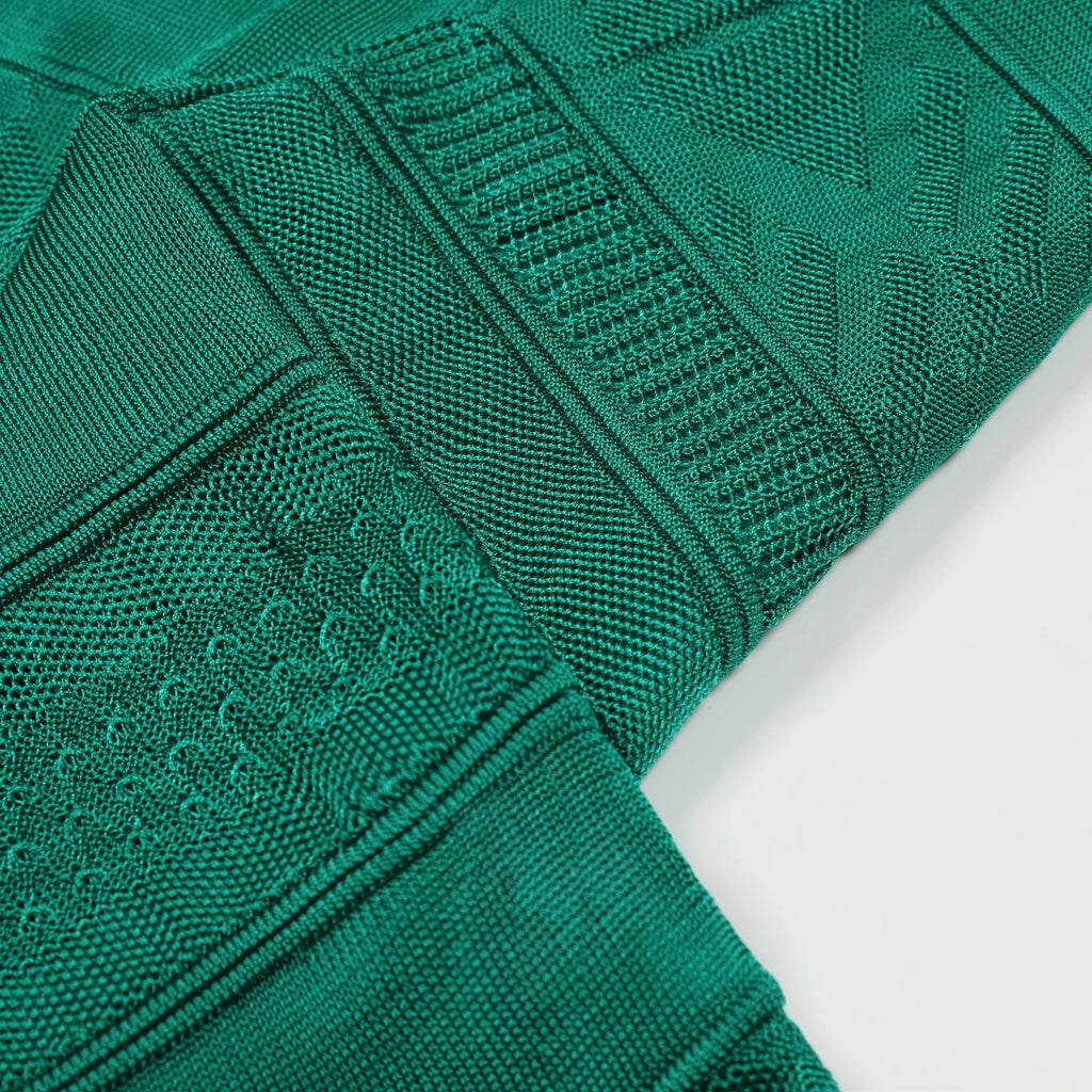 Emerald Sculpt Knit Two-Piece Set