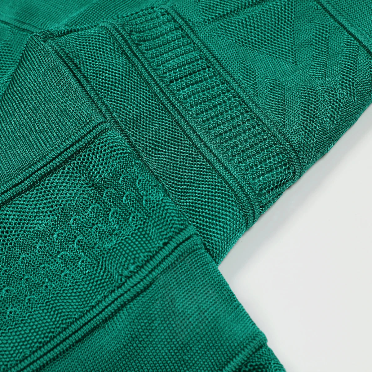 Emerald Sculpt Knit Two-Piece Set