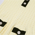 Vintage Knit Fit and Flare Mini Dress