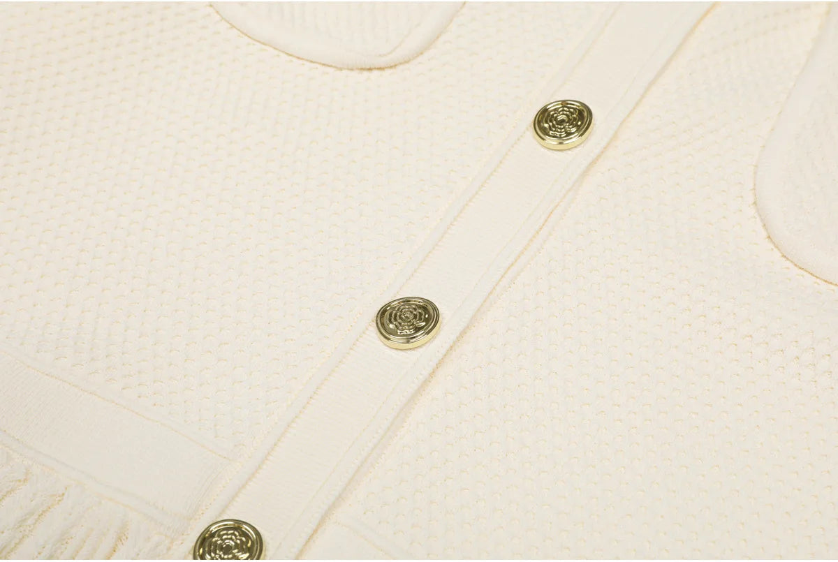 Chic Pleated Knit Maxi Dress