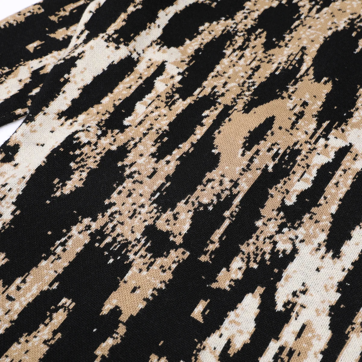 Animal Print Long Sleeve Fitted Maxi Dress