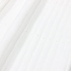 Contrast Denim Detail Knit A Line Dress